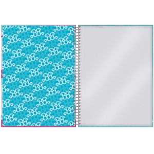 Caderno 1 Matéria Universitário Espiral Barbie - Foroni