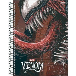 Caderno 10 Matérias Universitário Espiral Venom - São Domingos