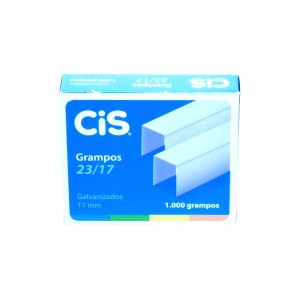 Grampos Galvanizados 23/17 - 1000 Unidades - Cis