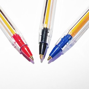 Caneta BIC Ponta Fina 0.8mm Vermelha – Kit com 10 Unidades