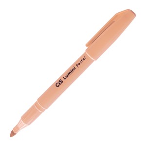 Caneta Marca-Texto Lumini Laranja Pastel - Cis