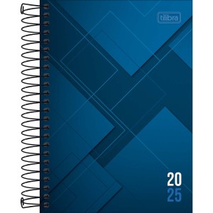 Agenda Espiral Diária 12 x 18,7 cm Zip 2025 - Tilibra
