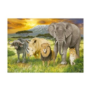 Quebra-cabeça 1000 peças The Big Five - Grow