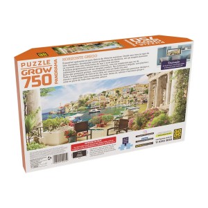 Quebra-cabeça 750 peças Panorama Horizonte Grego - Grow