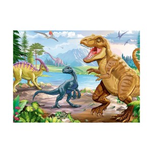 Quebra-cabeça 60 peças T-Rex - Grow