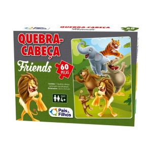 Quebra-Cabeça Friends 60 peças - Pais e Filhos