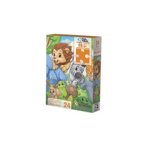 Quebra-cabeça 24 peças Baby Safari - Pais e Filhos