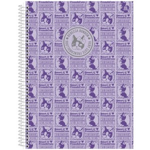 Caderno 1 Matéria Universitário Espiral Rebecca Bonbon - Animativa