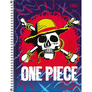 Caderno 10 Matérias Universitário Espiral One Piece Série Connect - Tilibra