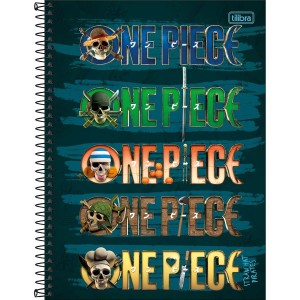 Caderno 1 Matéria Universitário Espiral One Piece Série Connect - Tilibra