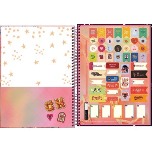 Caderno 1 Matéria Universitário Espiral Capricho Connect - Tilibra