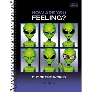 Caderno 10 matérias Universitário Espiral Orbit Connect - Tilibra