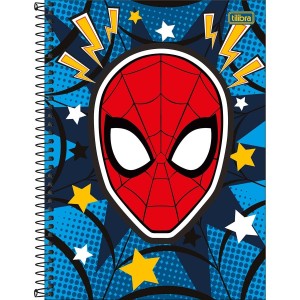 Caderno 1 Matéria Universitário Espiral Spider-Man Fit - Tilibra