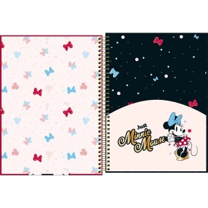 Caderno 10 Matérias Universitário Espiral Minnie Mouse - Tilibra