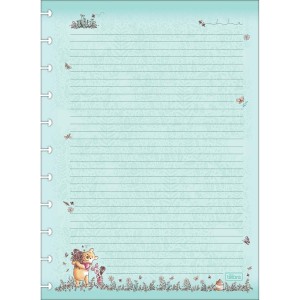 Refil Tilidisco Universitário Pooh 50 folhas 90 g/m² - Tilibra