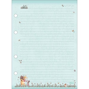 Refil Tiliflex para Caderno Argolado Colegial Pooh 80 Folhas - Tilibra