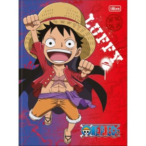 Caderno Brochurão Capa Dura One Piece 80 Folhas - Tilibra