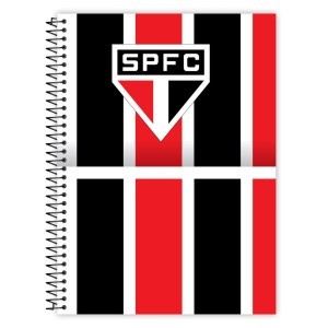 Caderno 1 Matéria Universitário Espiral São Paulo FC - Credeal