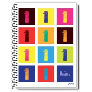 Caderno 10 Matérias Universitário Espiral The Beatles - Credeal