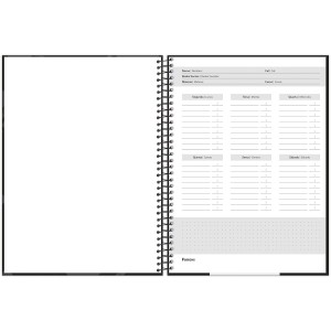 Caderno 10 Matérias Universitário Espiral Kaiju N°8 - Foroni