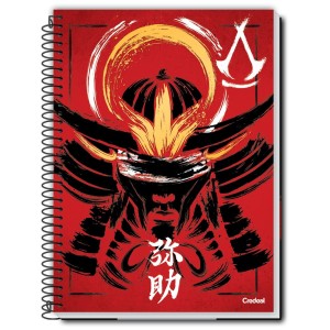 Caderno 10 Matérias Universitário Espiral Assassin's Creed - Credeal