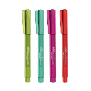 Caneta Fine Pen 0.4mm Kit com 4 cores - Faber-Castell - Opção 2