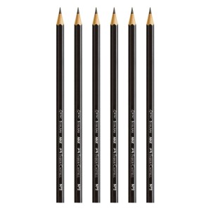 Lápis Grafite Nº2 Max Sextavado Kit com 6 Unidades - Faber-Castell