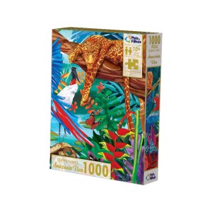 Quebra-cabeça 1000 Peças Amazônia Viva - Pais & Filhos