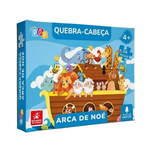 Quebra-cabeça 24 peças Madeira Arca de Noé - Brincadeira de Criança