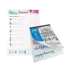 Bloco / Livro de Exercícios p/ Brush Lettering - Cis Graf