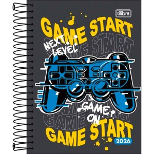 Agenda Espiral Diária 11,7 X 16,4 Cm Pepper Masculina 2026 Sortida - Tilibra