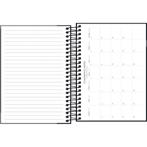 Agenda Espiral Diária 11,7 x 16,4 cm D+ Masculina 2026 Sortida - Tilibra