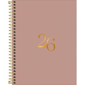 Agenda Executiva Espiral Diária 17,7 x 24 cm Vanilla 2026 Sortida - Tilibra