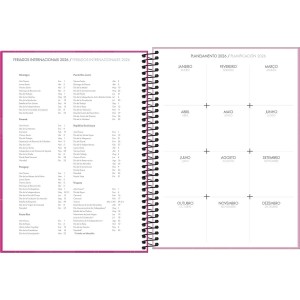 Agenda Executiva Espiral Diária Grande Spot Feminina 2026 Sortida - Tilibra