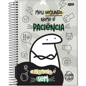 Caderno 10 Matérias Universitário Espiral Flork - Jandaia