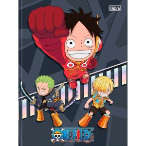 Caderno Brochurão Capa Dura One Piece 80 Folhas - Tilibra