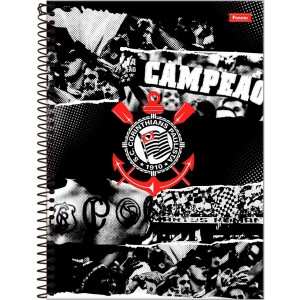 Caderno 10 Matérias Universitário Espiral Corinthians - Foroni