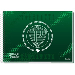 Caderno Palmeiras Cartografia e Desenho 80 Folhas Sortido - Credeal