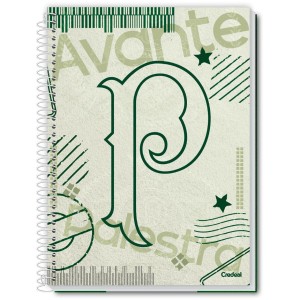 Caderno 1 Matéria Universitário Espiral Palmeiras - Credeal