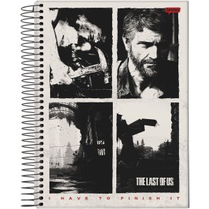 Caderno 1 Matéria Universitário Espiral The Last of Us - Jandaia 