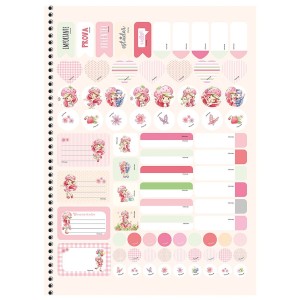 Caderno COLEGIAL 10 Matérias Espiral Moranguinho - Animativa