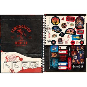 Caderno 10 Matérias Universitário Espiral Stranger Things - Tilibra