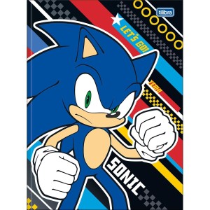 Caderno Brochurão Capa Dura Sonic 80 Folhas - Tilibra