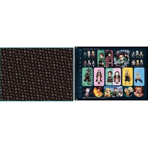 Caderno Demon Slayer Cartografia e Desenho 80 Folhas - Tilibra