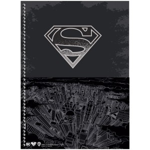 Caderno 10 Matérias Universitário Espiral Superman - Animativa