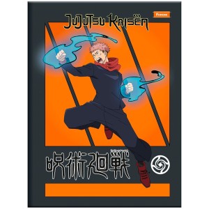 Caderno Brochurão Capa Dura Jujutsu Kaisen 80 folhas - Foroni