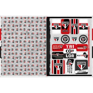 Caderno Brochurão Capa Dura São Paulo FC 80 Folhas - Tilibra