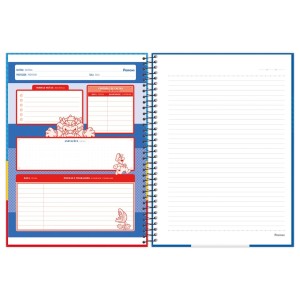 Caderno 1 Matéria Universitário Espiral Super Mario - Foroni