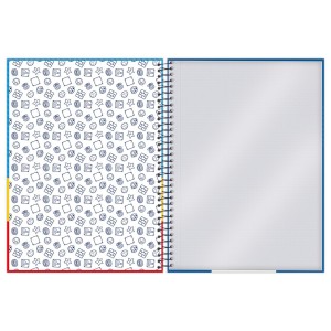 Caderno 10 Matérias Universitário Espiral Super Mario - Foroni