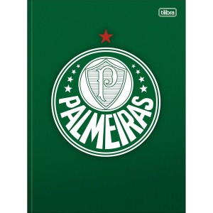 Caderno Brochurão Capa Dura Palmeiras 80 Folhas - Tilibra